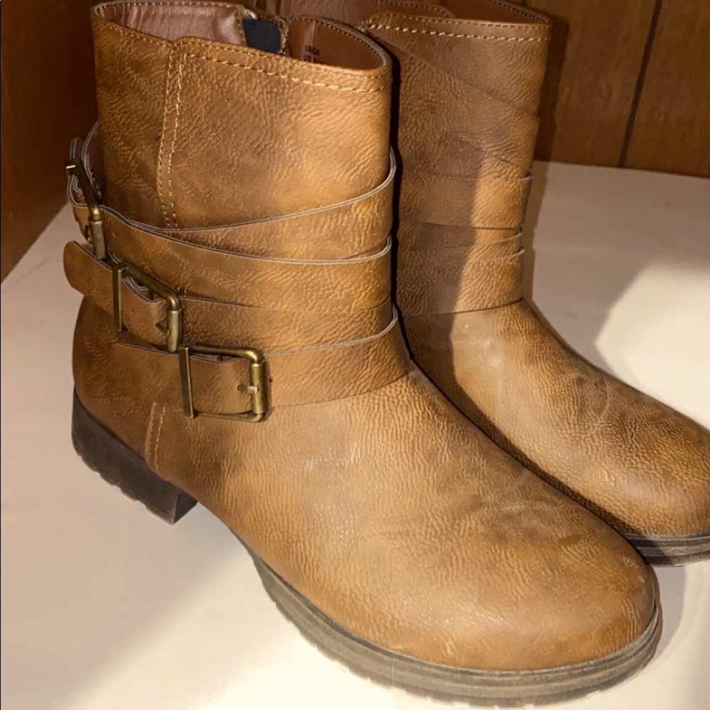JUSTFAB faux leather boots